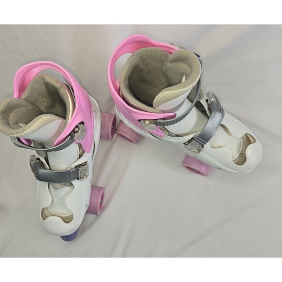 Chicago Skates Girls Adjustable Quad Roller Skates Size 1-4 Pink Purple - Picture 12 of 16